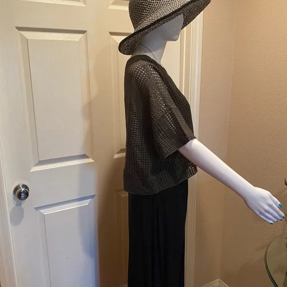 Olive green Crop light weight sweater - Picture 3 of 5